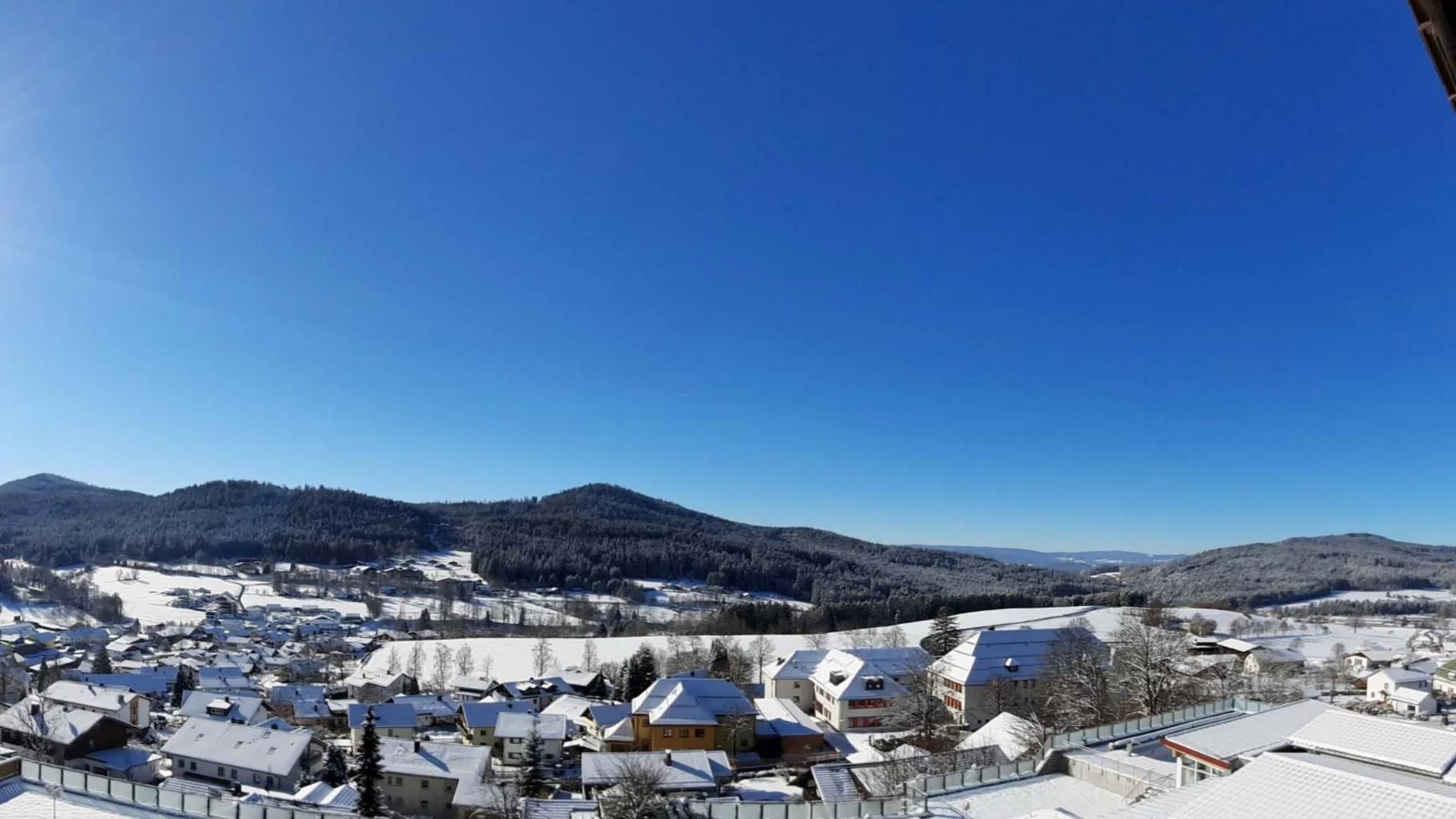 Ausblick von der Terrasse des Hotel Hofbräuhaus
